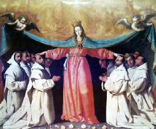 Protezione di Maria sui monaci
